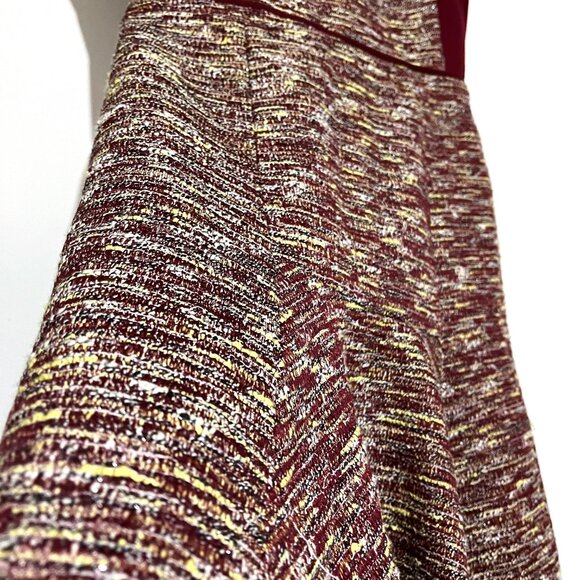 J. Crew Mixed Tweed Metallic Boucle Fit and Flare Dress - Picture 11 of 14
